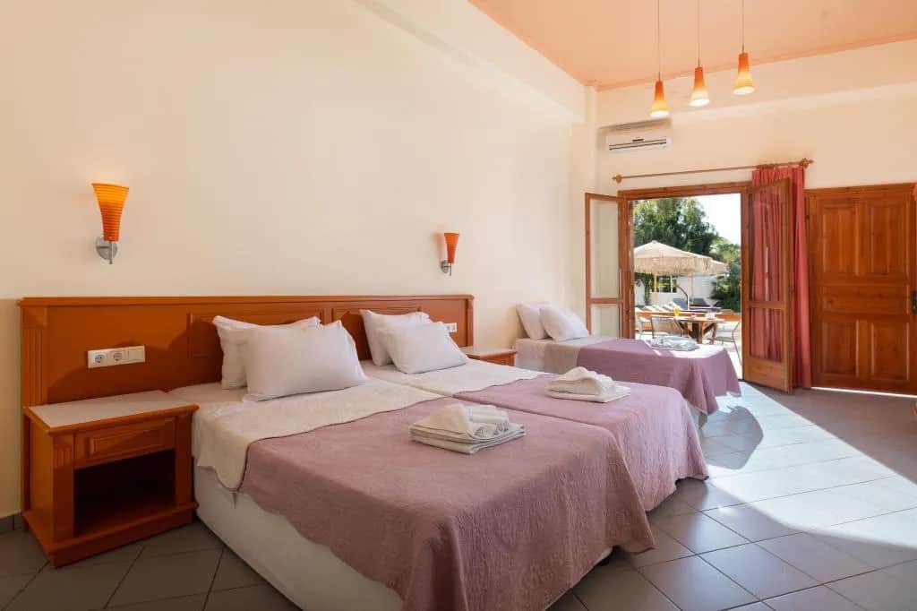 Ground Triple with Pool View - Aquarius Beach Hotel, Faliraki