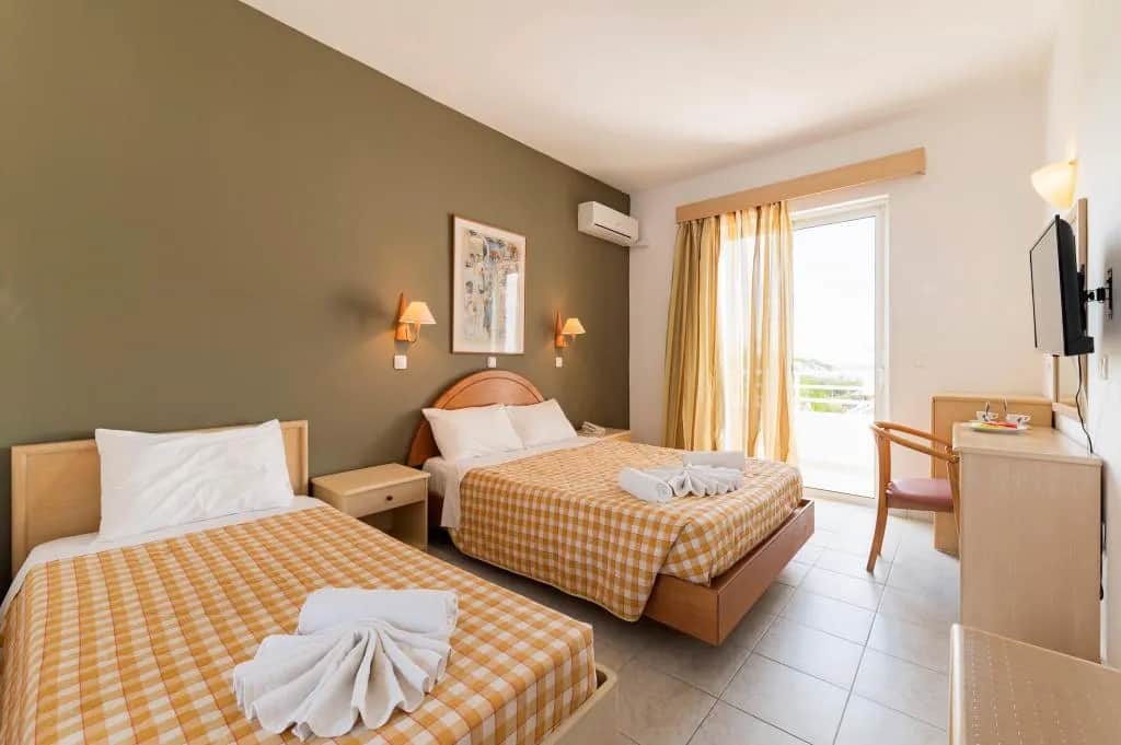 Sea/Garden/Pool View-Triple - Summer View Hotel, Theologos