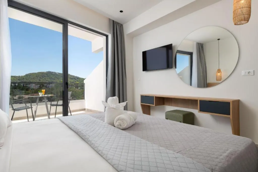 Triple with Side Sea View - Aquarius Beach Hotel, Faliraki